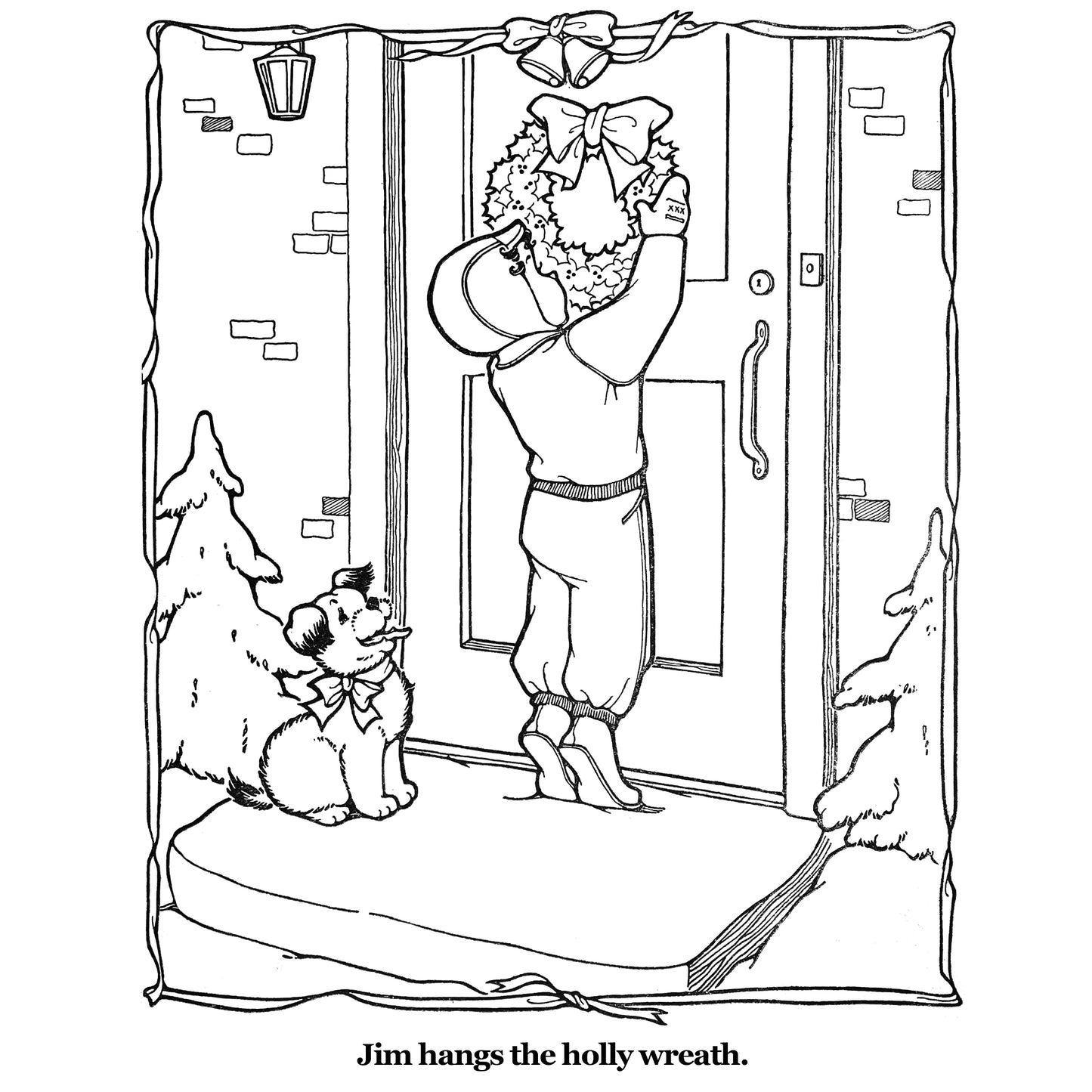 The Merry Christmas Santa Claus Coloring Book