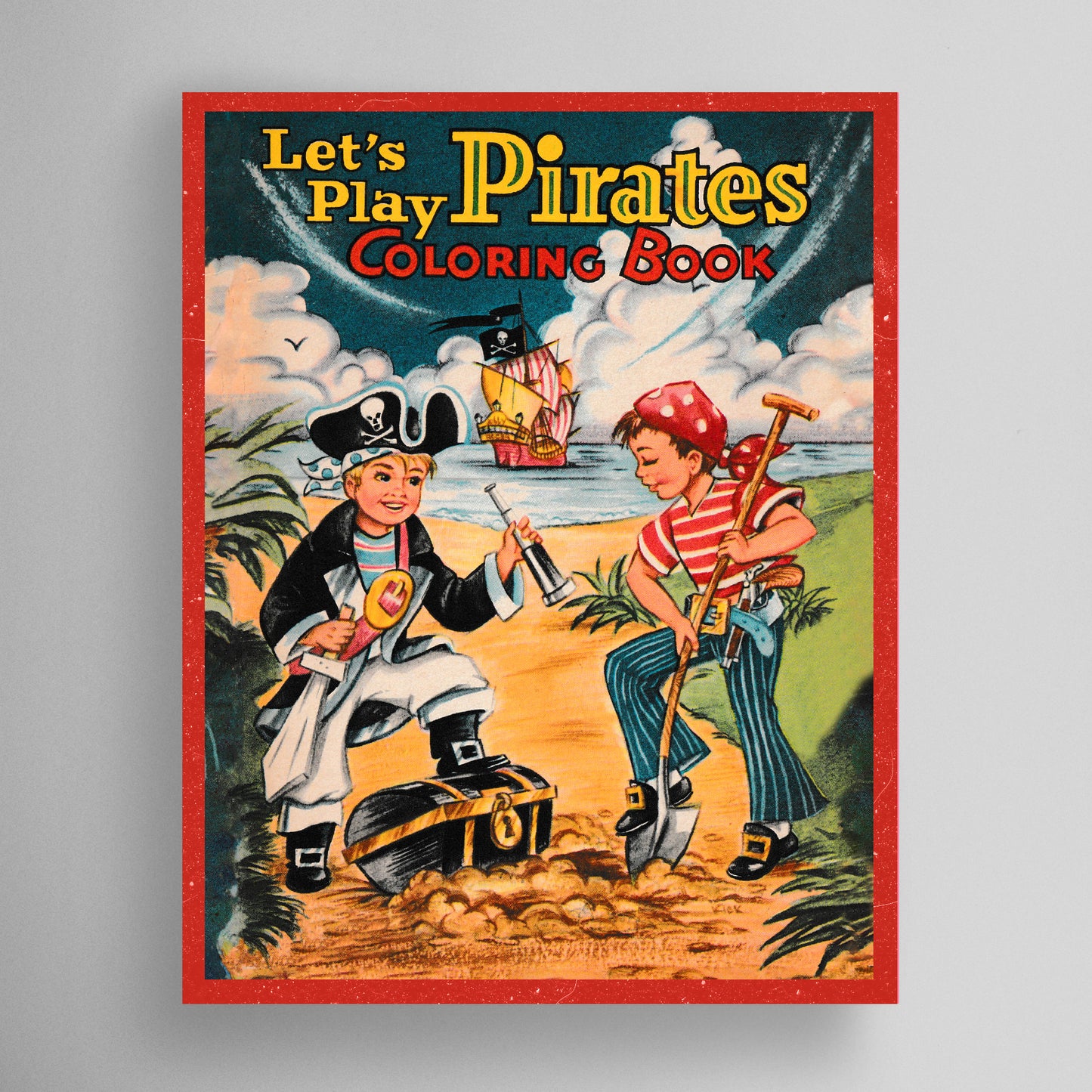 Let's Play Pirates Coloring Book