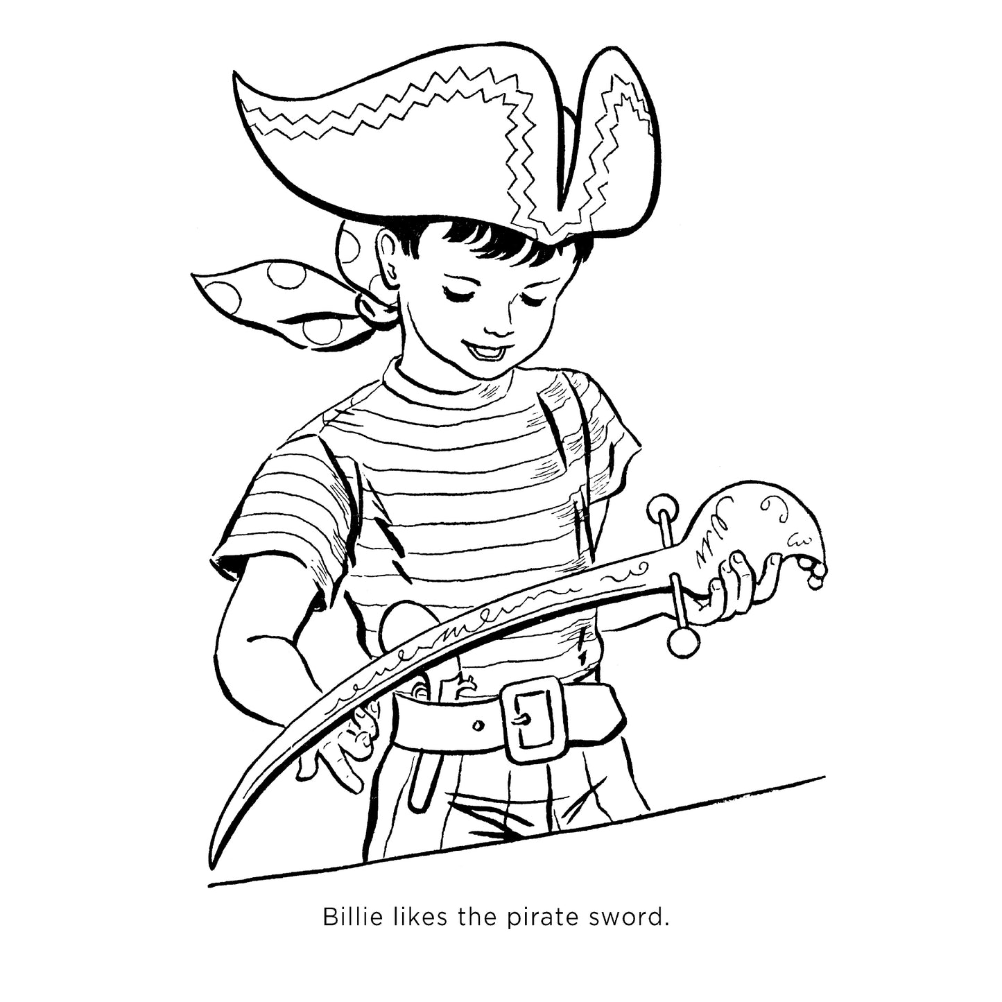 Let's Play Pirates Coloring Book