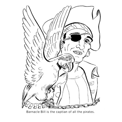 Let's Play Pirates Coloring Book