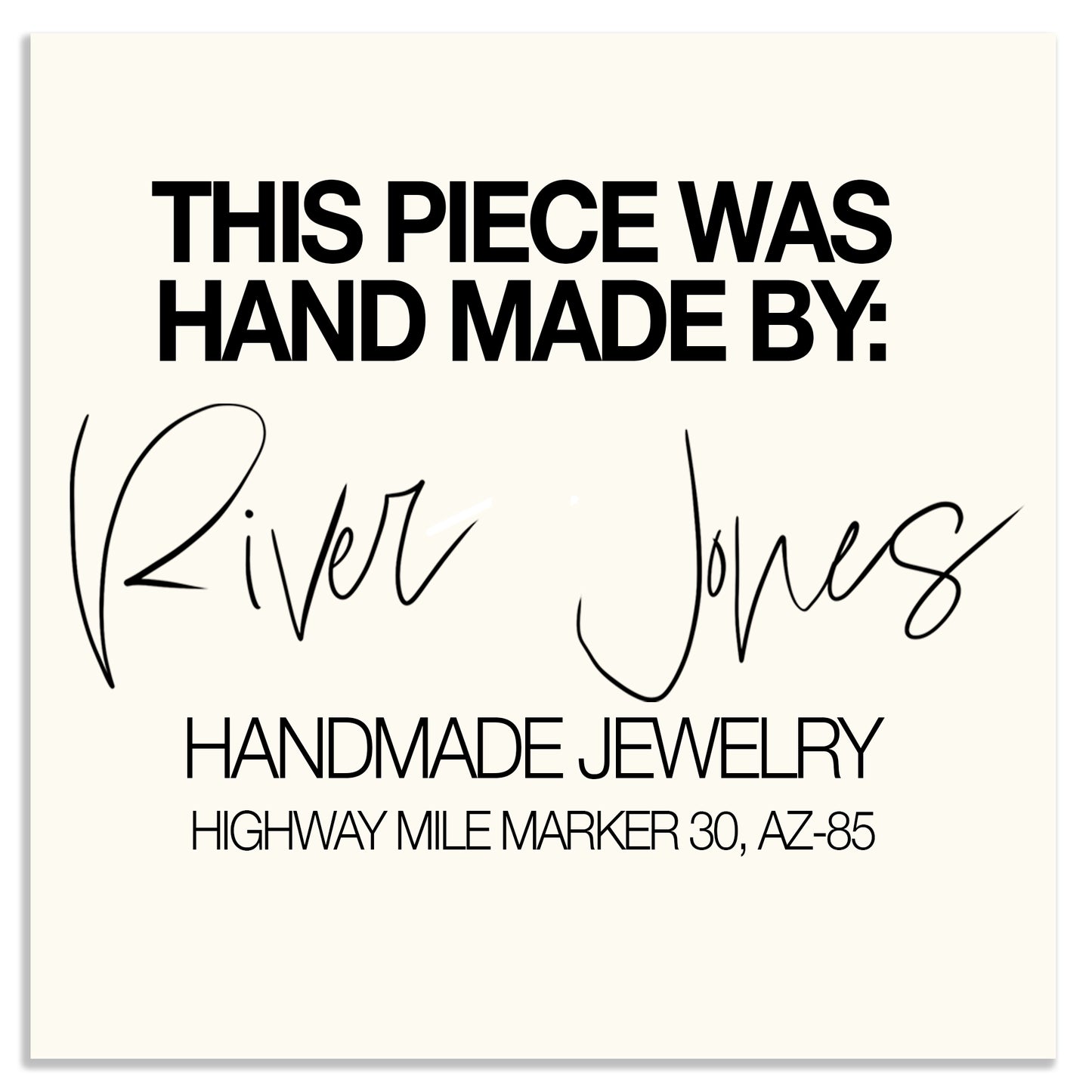 Handmade Jewelry from River Jeremiah Jones