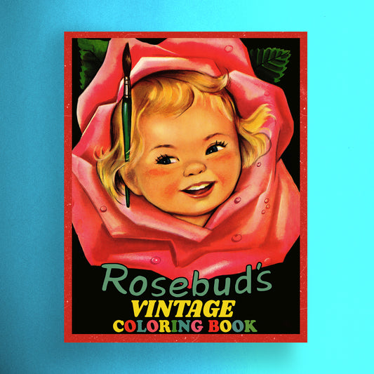 Rosebud's Vintage Coloring Book