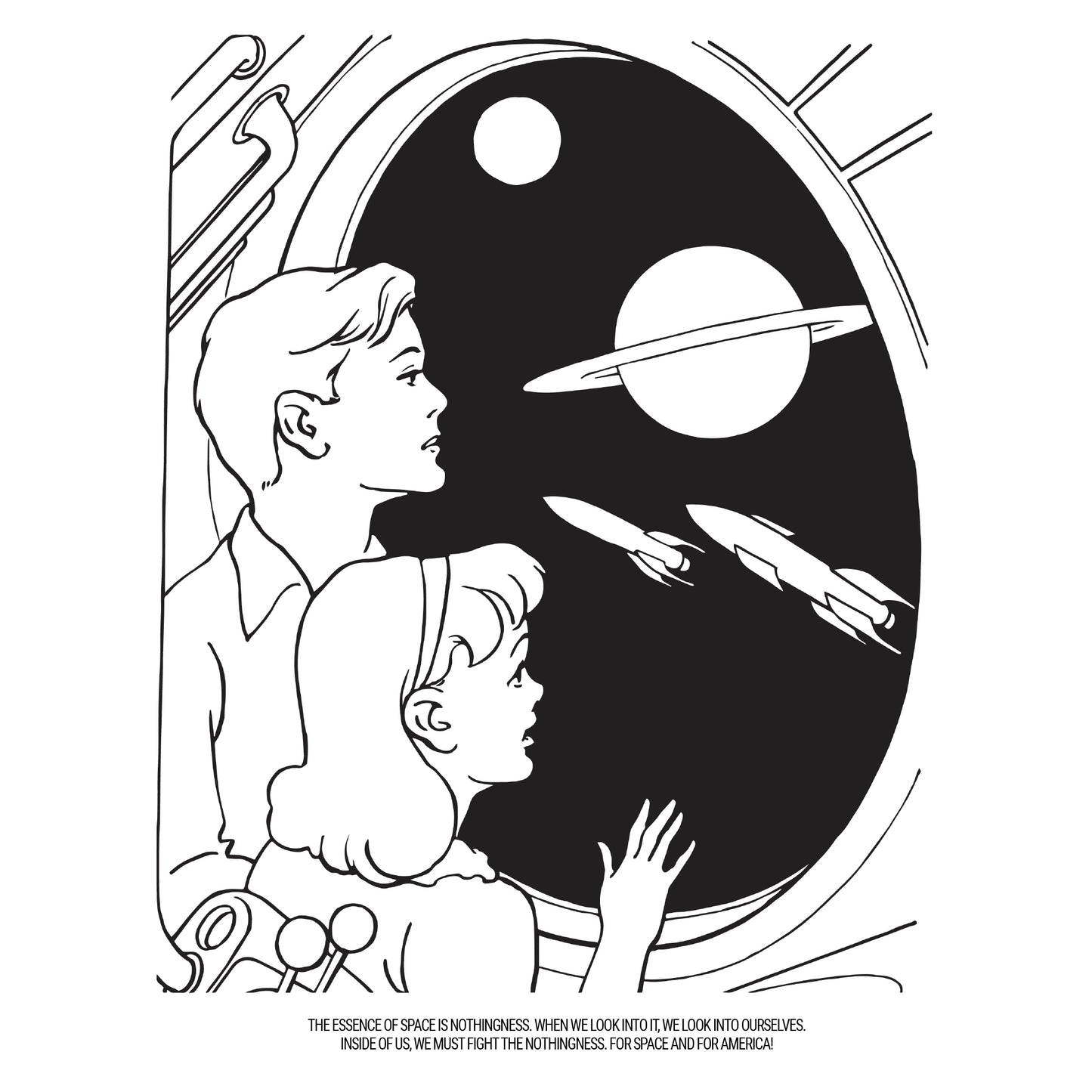 Super Fun Good Time! Space Coloring Book For America (スーパースペースの塗り絵)