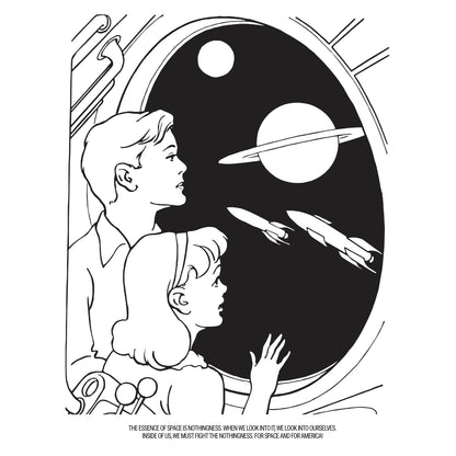 Super Fun Good Time! Space Coloring Book For America (スーパースペースの塗り絵)