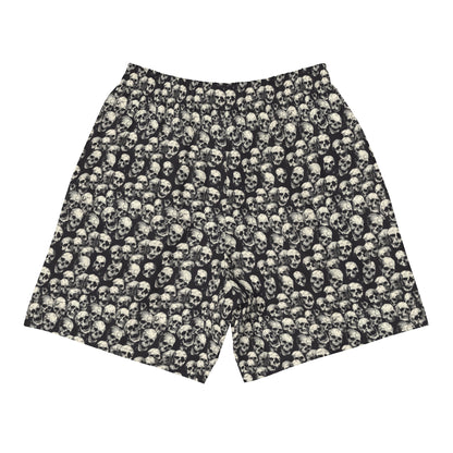 Screamin' Skull Print Shorts