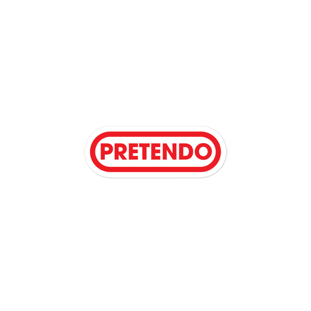 PRETENDO Logo Sticker