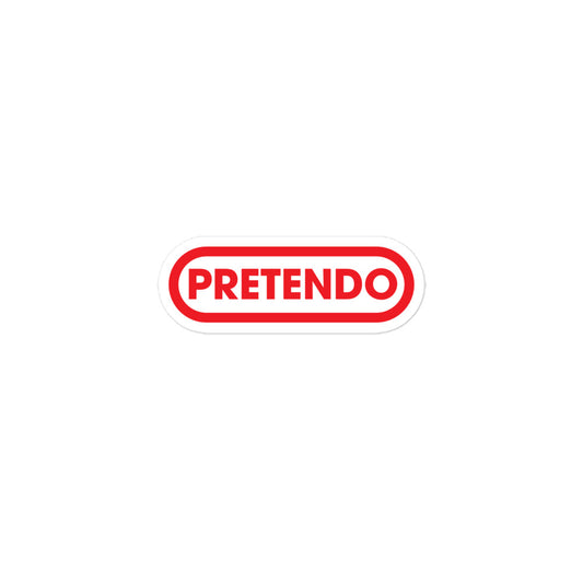 PRETENDO Logo Sticker