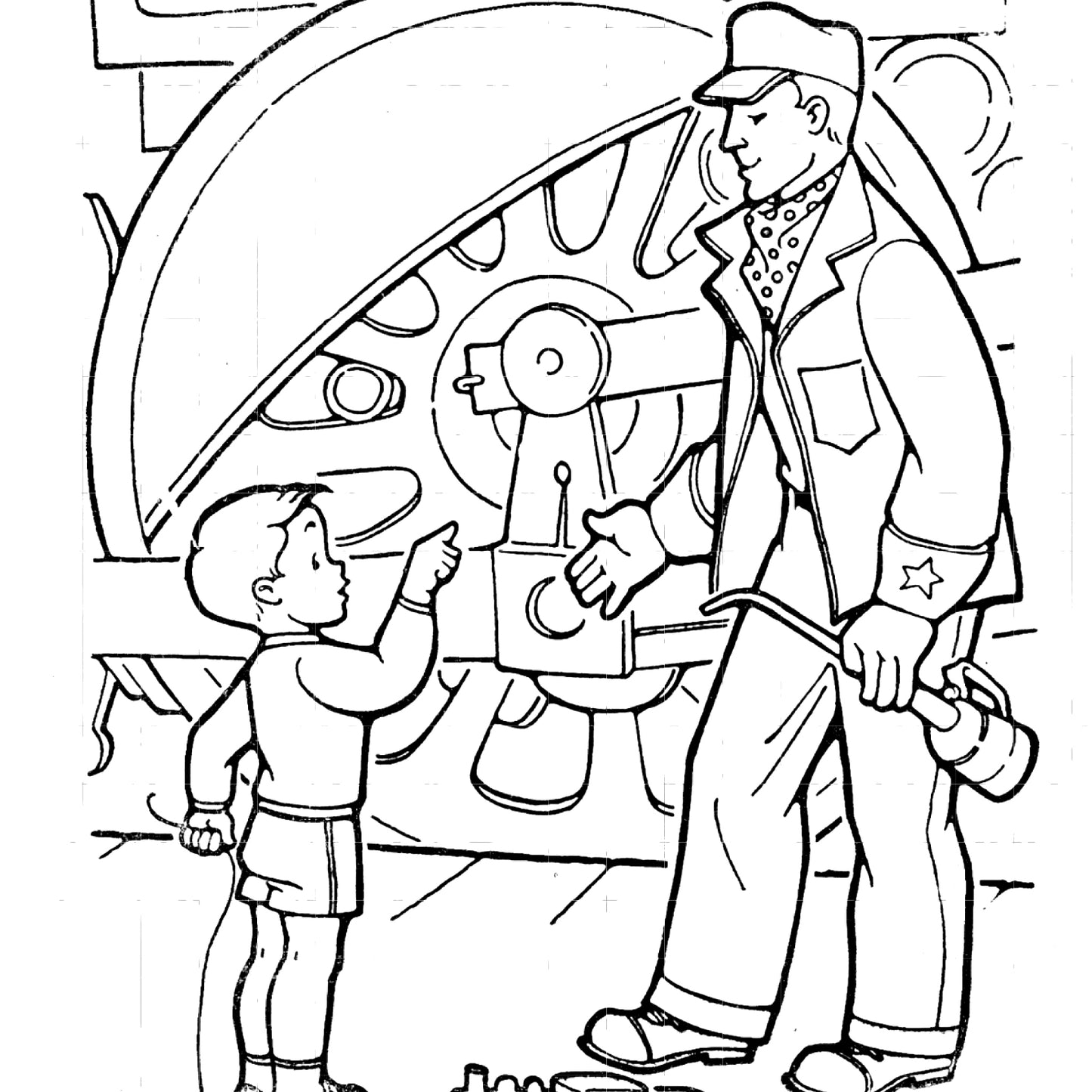 Trains to Color